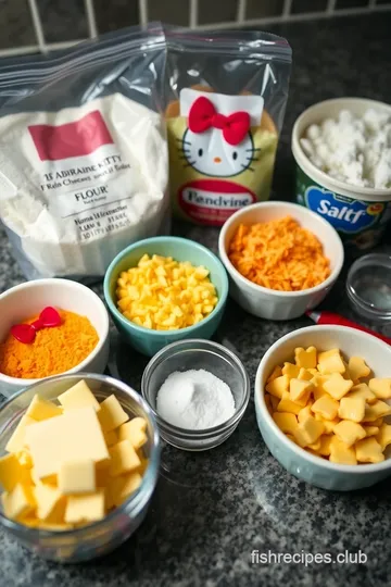 Adorable Hello Kitty Goldfish Crackers ingredients