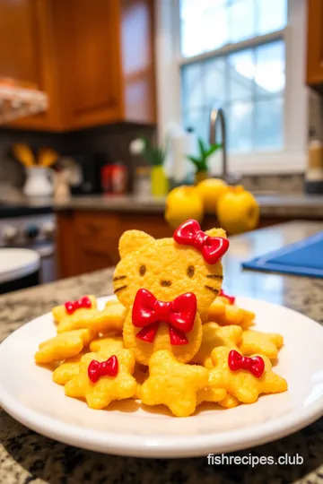 Adorable Hello Kitty Goldfish Crackers steps