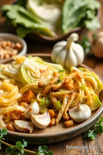 Air Fryer Cabbage with Garlic Parmesan Flavor ingredients