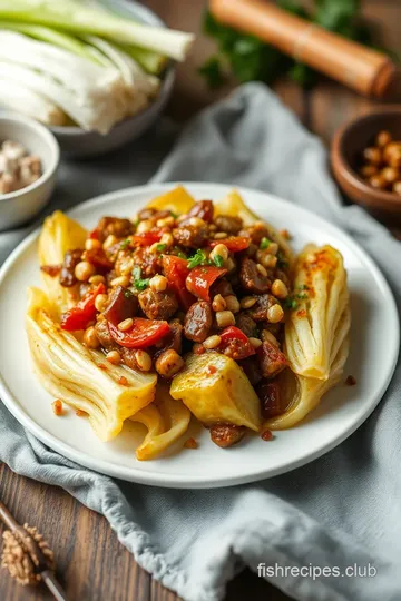 Air Fryer Cabbage with Garlic Parmesan Flavor presentation