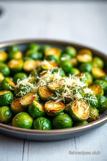 Roasted Brussels Sprouts with Garlic Parmesan steps