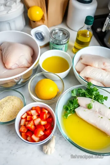 Chicken Fish Fusion Bake ingredients