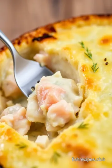 Creamy Fish Pie presentation