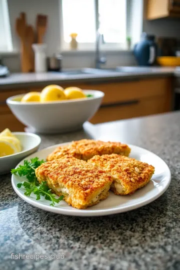 Delicious Baked Fish Starters with Almonds steps