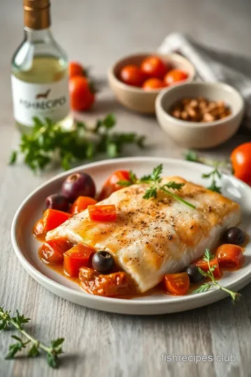 Mediterranean Baked Fish ingredients