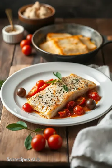 Mediterranean Baked Fish steps