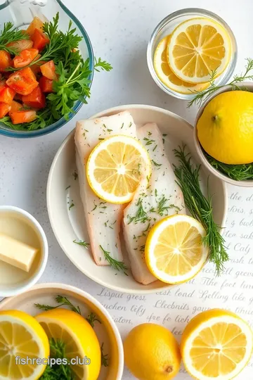 Trader Joe' s Inspired Lemon Herb Butter Fish ingredients