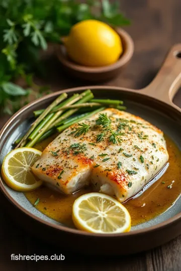 Lemon Herb Baked Mahi Mahi presentation