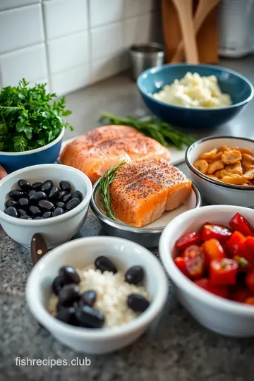 Mediterranean Salmon in Parchment Paper ingredients