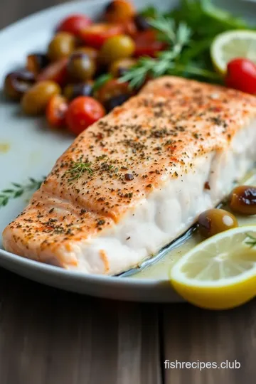 Mediterranean Salmon in Parchment Paper presentation