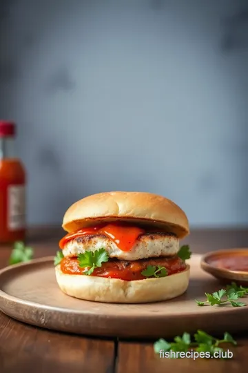 Blackened Fish Burger with Sriracha Mayo steps