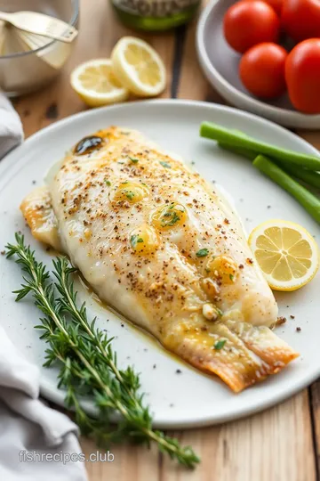 Oven Baked Tilapia with Garlic Butter Sauce ingredients