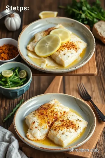 Oven Baked Tilapia with Garlic Butter Sauce steps