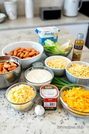 Creamy Crawfish Dip ingredients