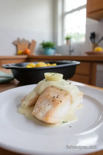 Baked Fish with Creamy Lemon Sauce steps