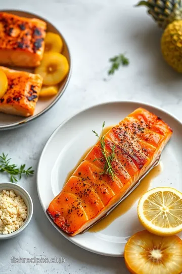 Bake Salmon with Pineapple Sweetness ingredients