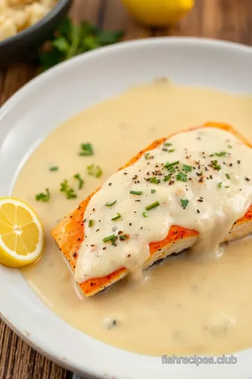 Baked Salmon with Creamy Lemon Sauce steps