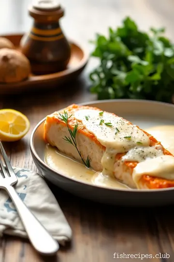 Baked Salmon with Creamy Lemon Sauce