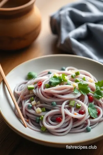 Cook Blue Butterfly Pea Noodle Bowl Delight steps