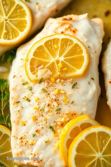 Lemon Herb Cod with Broccoli and Rice presentation