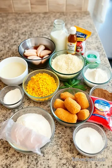 Crispy Air Fryer Catfish Nuggets ingredients