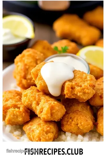 Crispy Air Fryer Catfish Nuggets presentation