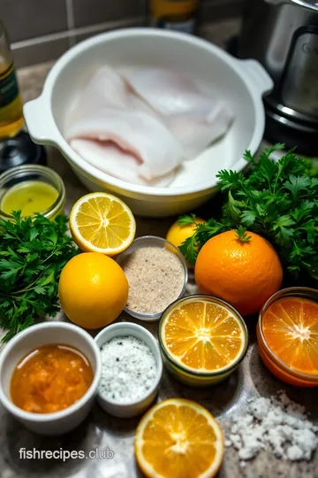 Citrus-Infused Pan-Seared Fish with Herb Oil ingredients