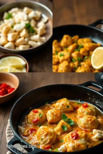 Skillet Coconut Chicken with Tropical Flavor steps