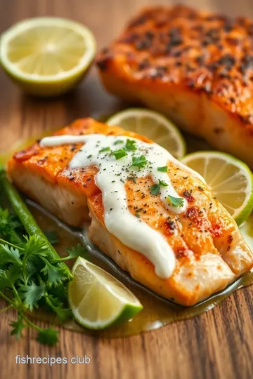 Coconut Lime Delight Salmon presentation