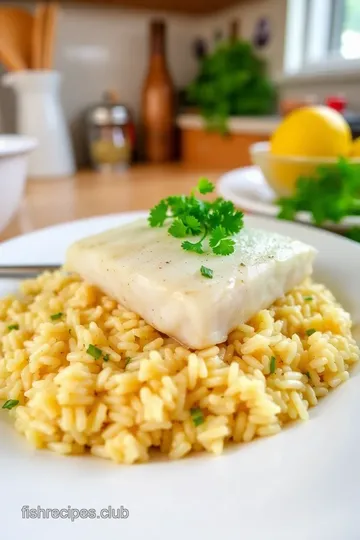 Easy Cod Fish and Rice Delight steps