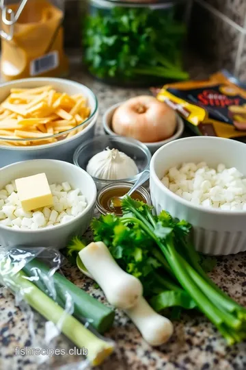 Crawfish Fettuccine ingredients