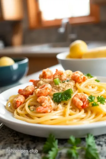 Crawfish Fettuccine steps