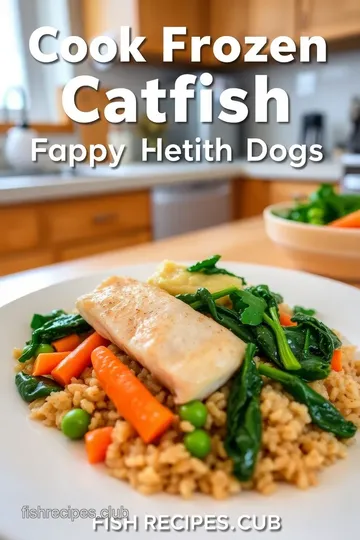 Homemade Dog Food with Frozen Catfish steps