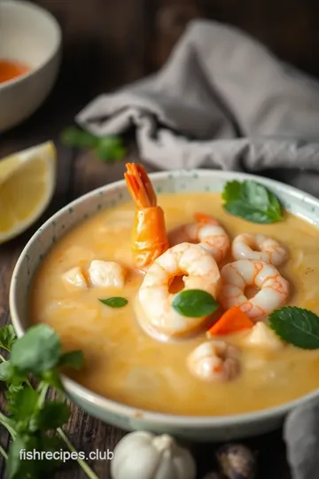 Cook Thai Coconut Soup: Creamy & Flavorful ingredients