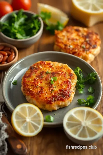 Pan-Fried Salmon Patties for Quick Dinner ingredients