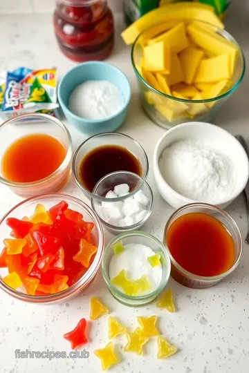 Delicious Homemade Swedish Fish Candy ingredients