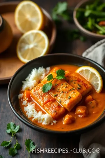 Delicious Thai Coconut Salmon Curry