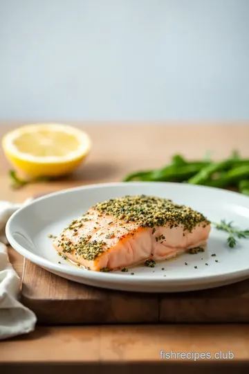 Elegant Dijon Herb Crusted Salmon steps