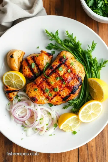 Grilled Lemongrass Chicken with Aromatic Flavor ingredients