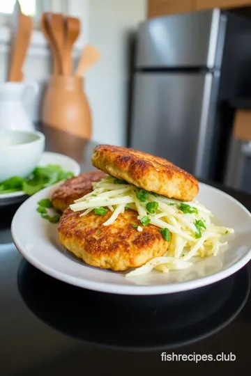 Zesty Citrus Slaw with Fish Cakes steps