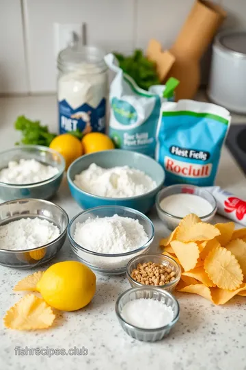 Gluten-Free Fish and Chips ingredients