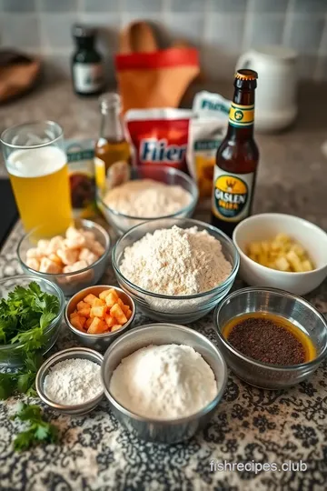 Beer Battered Fish Tacos ingredients