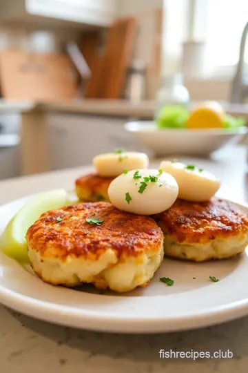 Pan-Seared Fishcakes and Scallops steps