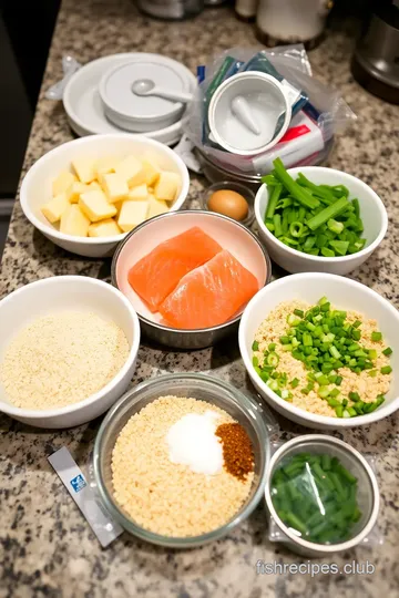 Salmon Fish Cakes ingredients