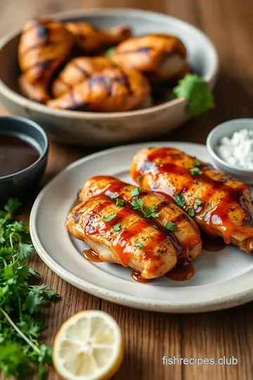 Grilled Chicken with Sweet & Spicy Glaze ingredients