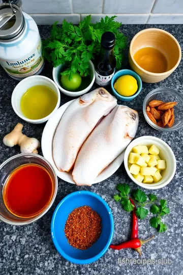 Spicy Grilled Snake Fish ingredients