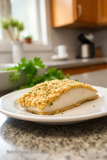 Herb-Crusted White Fish with Lemon Butter Sauce steps