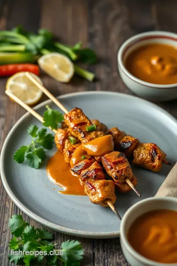 Irresistible Thai Peanut Chicken Skewers ingredients