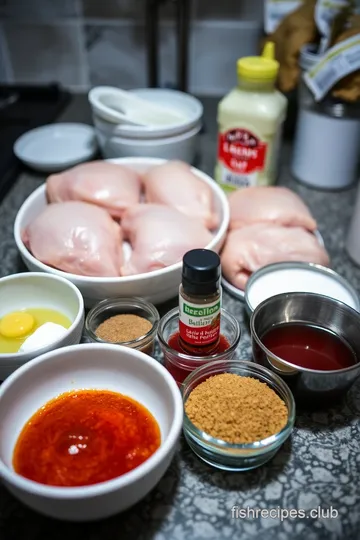 JJ Fish and Chicken Style: Crispy Southern-Style Fried Chicken and Fish ingredients