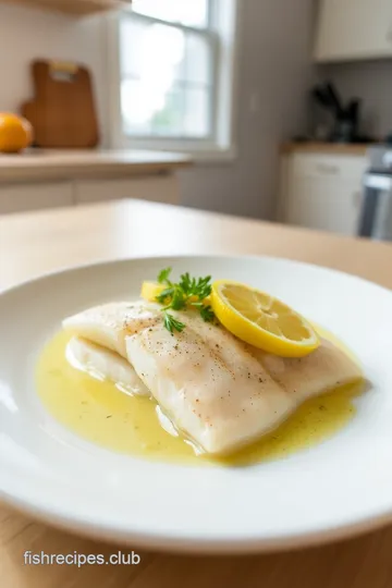 Lemon Butter Baked Flat Fish steps